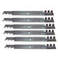 134149-TOOTHED Qty 6: Toothed Mulching Blade Fits Poulan