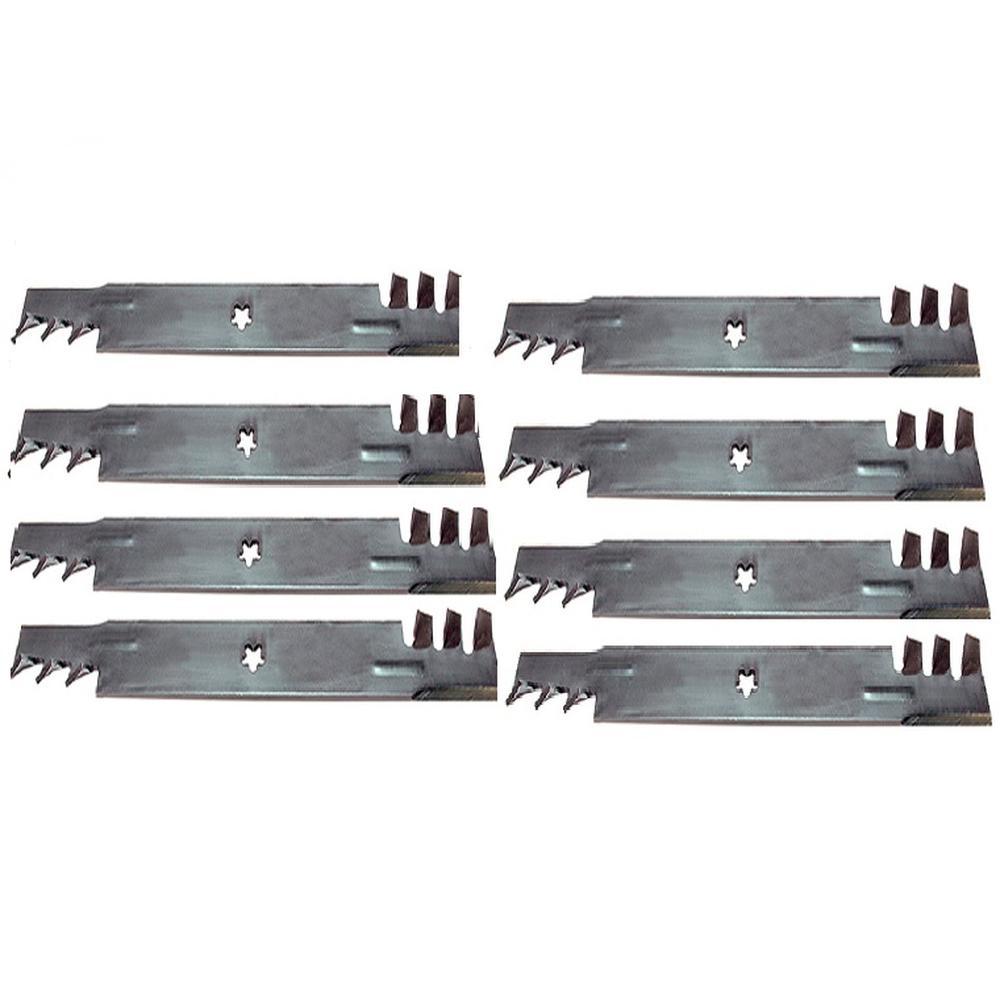 21546095 Qty 8: Toothed Mulching Blade Fits Ariens