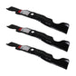 942-04053A Qty 3: 2-in-1 Mower Blade
 Fits Troy Bilt 13AK79BT011 HORSE