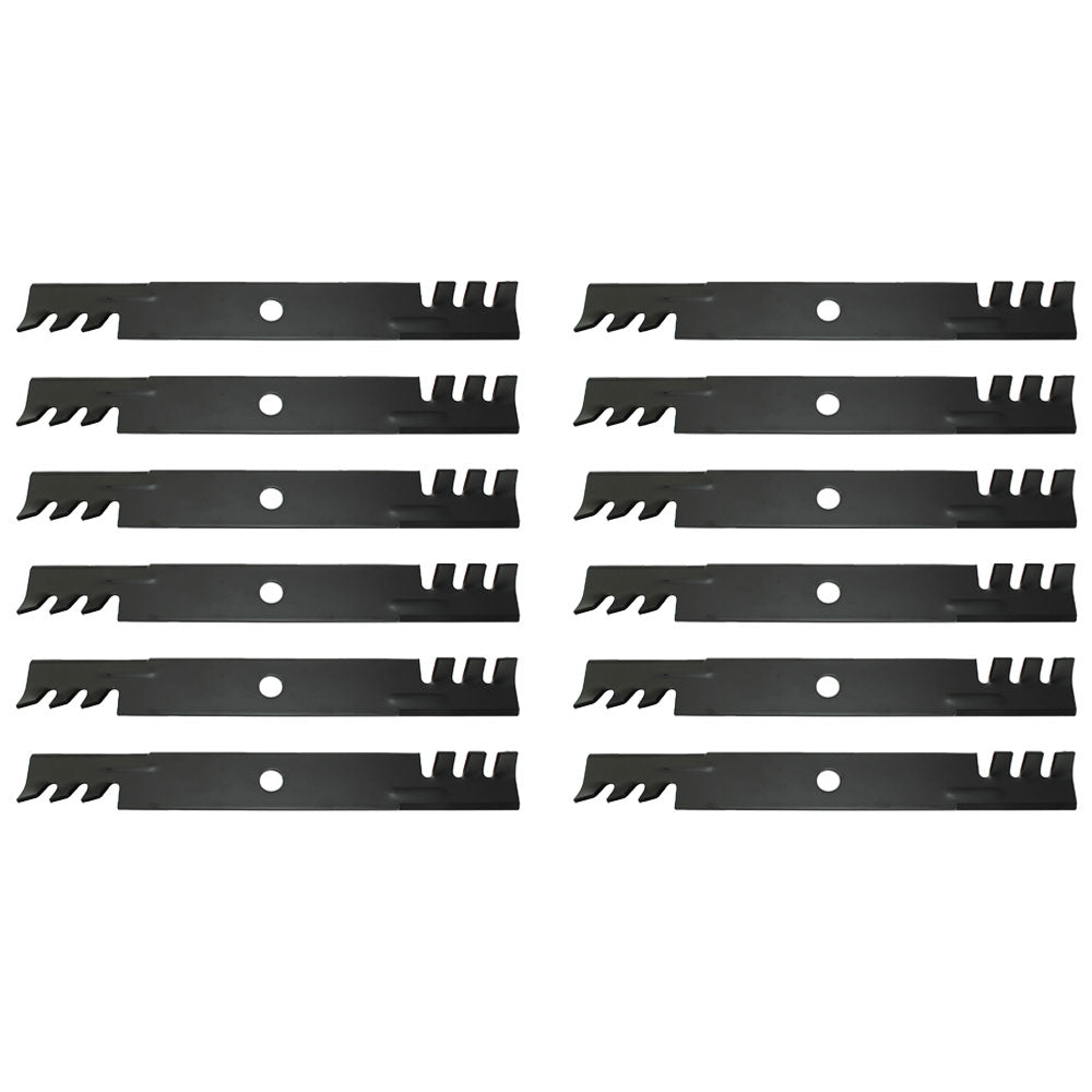 103-6393 (12) Toothed Mower Blade Fits Exmark
