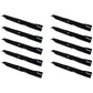 Ten (10) Pack Replacement 61" Cut Mower Blades Fits Husky, Fits Yazoo, Fits Kees