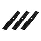Set of 3 heavy duty XHT Mower blades to Fits Husqvarna 48" 532 17 39-21