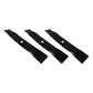 Set of 3 heavy duty XHT Mower blades to Fits Husqvarna 48" 532 17 39-21