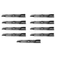 539 113425 Qty. 9: Lawn Mower Blade
 Fits Snapper ZEKH48240 ZEKW48190 ZEKW48191
