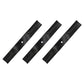 Fits Toro 27-0990-03 SET OF 3 Blades for 52-in Decks 3361