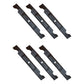 500019 Qty 6: Mower Blade Fits Dixie Chopper