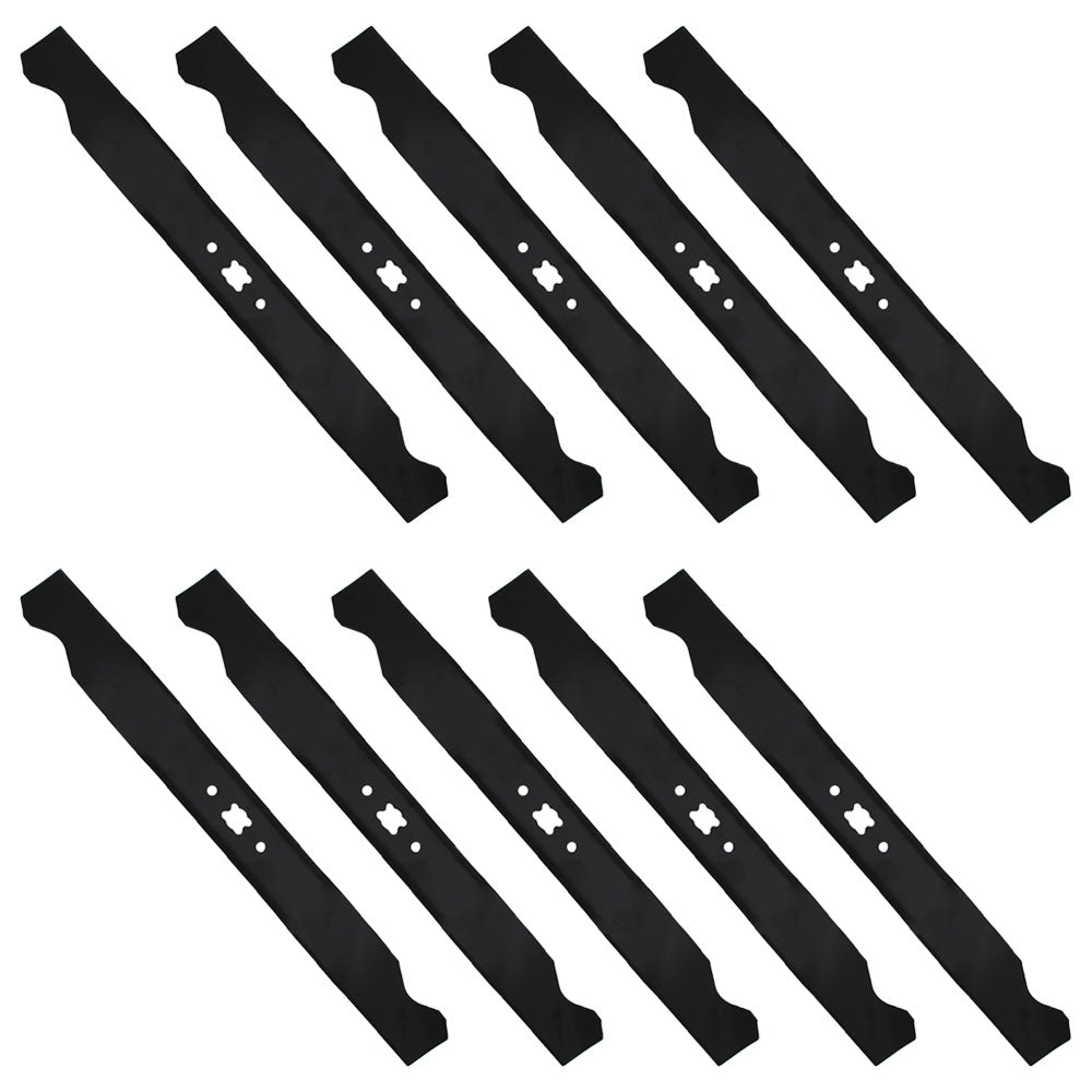 Qty 10: Mulching Blades  Fits Lesco Replaces 082561