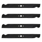Qty 4: Mulching Blade  Fits Murray 093J02-0001-F1 09P702-0004-F1