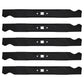 Qty 5: Mulching Blades Fits Huskee