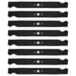 Qty 8: Mulching Blades  Fits Lesco Replaces 082561