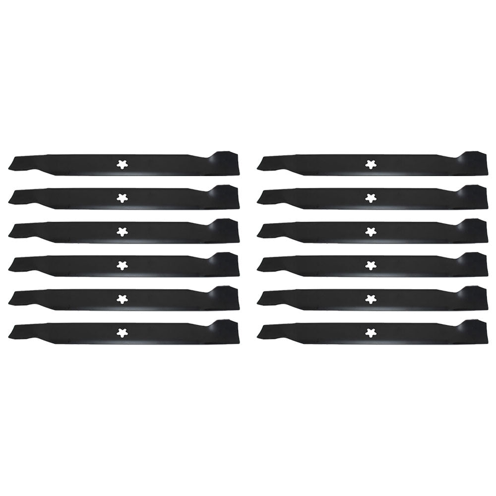 195-005 Qty 12: Lawn Mower Blade Fits Oregon