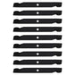 Pack of Nine (9) Notched Lawn Mower Blades 532127843 Fits Ariens 936076 Fits AYP