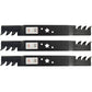 580-244001 Qty 3: Mulching Blade Fits Husqvarna HU550F HU550FH HU675FE HU700F