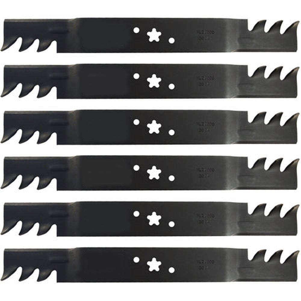 Qty 6: Mulching Blade
 Fits Husqvarna Replaces 580-244001