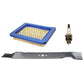 119-1909 Mower Blade w/ Air Filter & Spark Plug Fits Toro