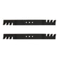 108-9764-03 Qty 2: Toothed Mulching Blade
 Fits Toro 20001 20003 20005 20008