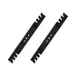 108-9764-03 Qty 2: Toothed Mulching Blade
 Fits Toro 20001 20003 20005 20008