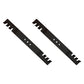 108-9764-03 Qty 2: Toothed Mulching Blade
 Fits Toro 20001 20003 20005 20008