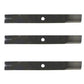 Qty 3: Medium-Lift Blade Fits John Deere Replaces M128485