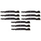 112-0931 Qty 9: 54" Deck Mower Blade Fits Toro 14AK81RK544 14AK81RK744 GT2300