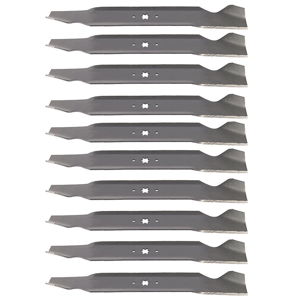 LAB50-0093_x10 Qty 10: Hi Lift Standard Mower Blade Fits Huskee 13W2775S031