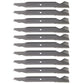 (10) 21-3/16" Standard Mower Blades 742-0656 Fits Huskee Fits Murry Fits Toro