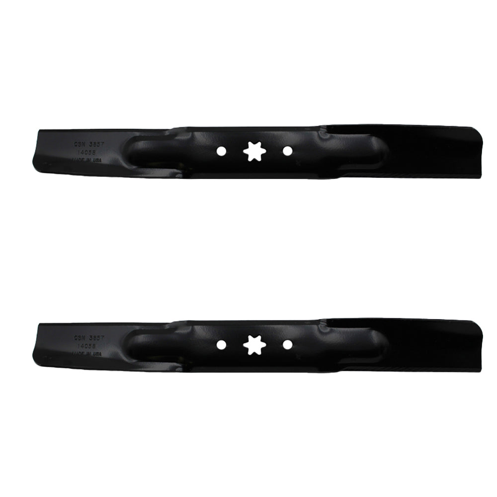 2 Fits Hi-Lift Blade Fits Cub Cadet 942-04308 RZT42 2011