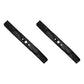 2 Fits Hi-Lift Blades For MTD Fits Cub Cadet LTX1042 RZT42 XT1-LT42 XT2-LX42 KH