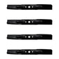 4 XHT HD Blades Fits Troy Bil Pony Bronco Colt XP Mowers 942-04308 With 42" Deck