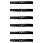 490-110-M108 Pk of 6 Blades For Troy Bilt Riding Mowers TB1942 13A 13W Pony Bron