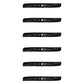 490-110-M108 Pk of 6 Blades For Troy Bilt Riding Mowers TB1942 13A 13W Pony Bron