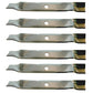 145708 Qty 6: Mulching Blade Fits Woods