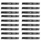 M128485 Qty 18: High Lift Mower Blade Fits John Deere 1023E 1025R