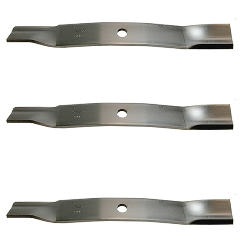 (3) High-Lift Blades 330-591 Fits John Deere M131958 M163983 TCU18624 Fits Stens