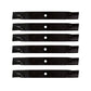 AM102402 Qty 6: High Lift Mower Blade Fits John Deere 1420 1435 1445 1545 1550