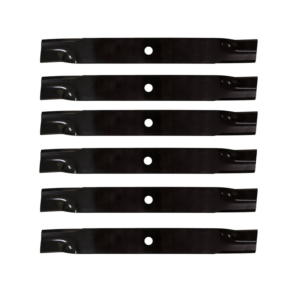 AM102402 Qty 6: High Lift Mower Blade Fits John Deere 1420 1435 1445 1545 1550