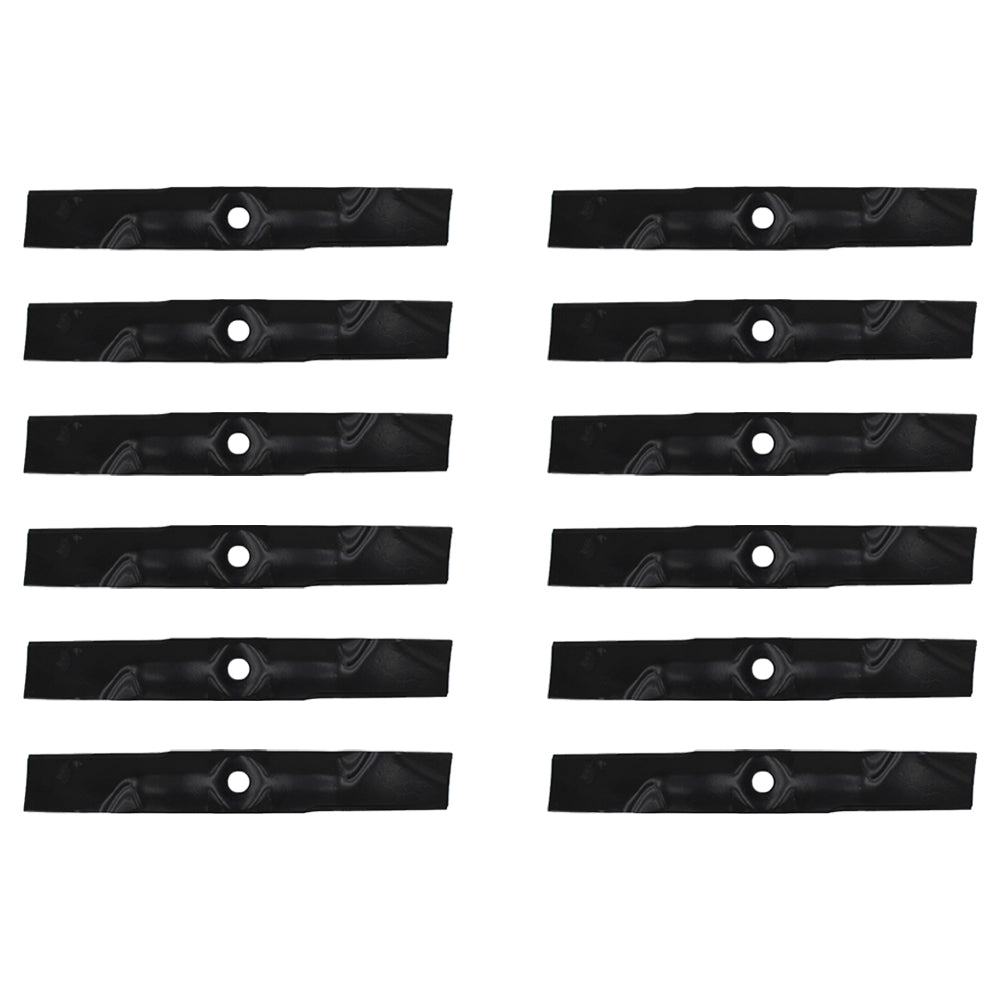 AM141907 Qty 12: 48C Mower Blade
 Fits John Deere 335 345