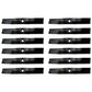 AM141907 Qty 12: 48C Mower Blade
 Fits John Deere 335 345