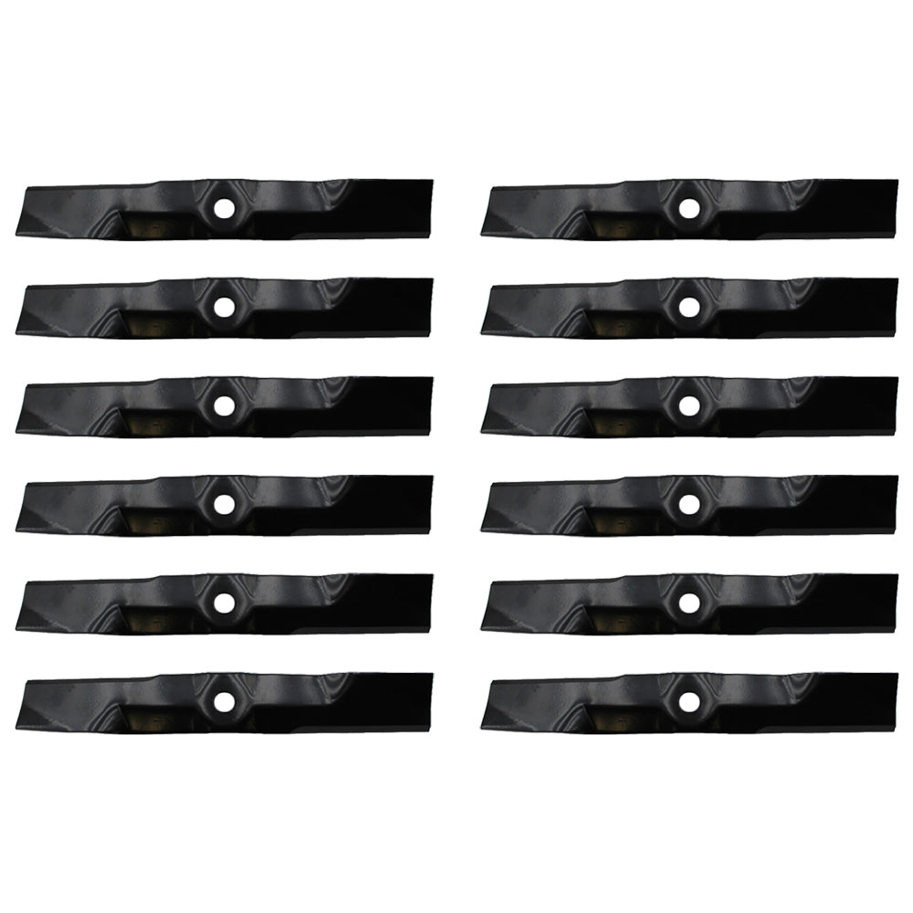 AM141907 Qty 12: 48C Mower Blade
 Fits John Deere 335 345