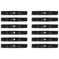 AM141907 Qty 12: 48C Mower Blade
 Fits John Deere 335 345