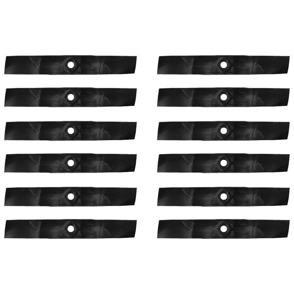 AM141907 Qty 12: 48C Mower Blade
 Fits John Deere 335 345