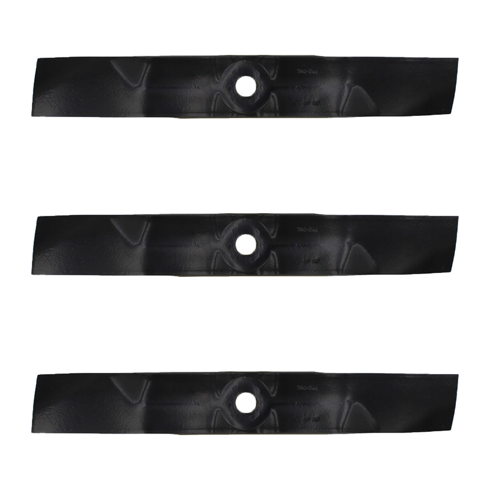 Set of 3 Heat Hardened Blades Fits John Deere M145476 M127500 M127673