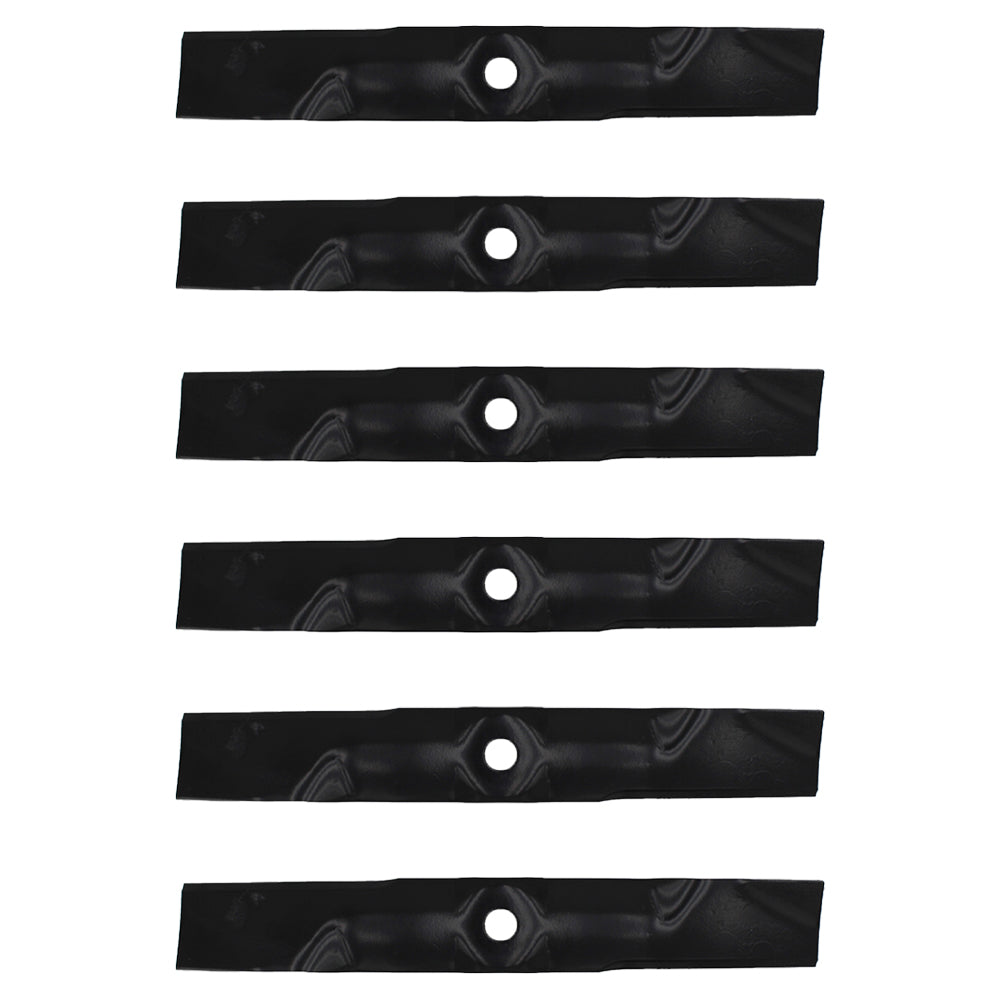 6PK Blades Fits John Deere 48" LX279 LX280 LX288 LX289 SST18 X300 X320