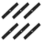 AM141907 Qty 6: 48C Mower Blade
 Fits John Deere 335 345