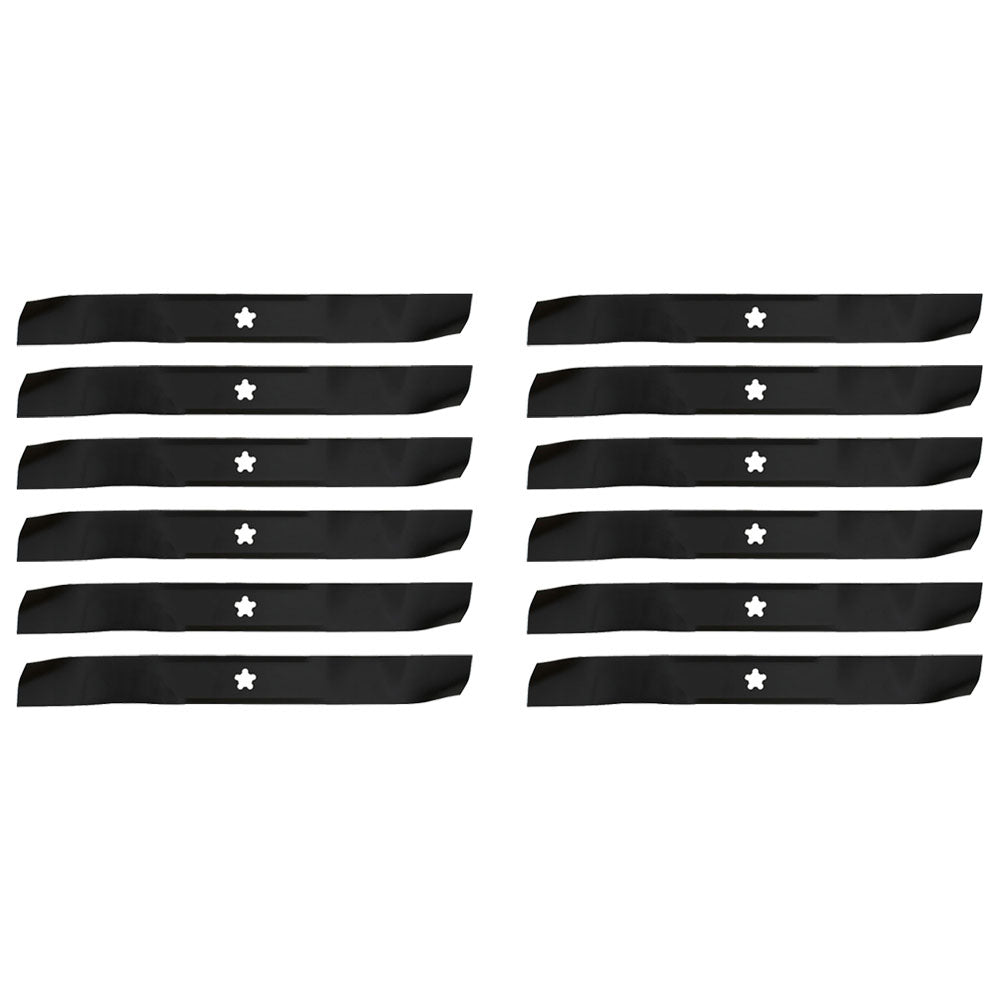 742-025040-637 Qty 12: Mulching Lawn Mower Blade Fits MTD