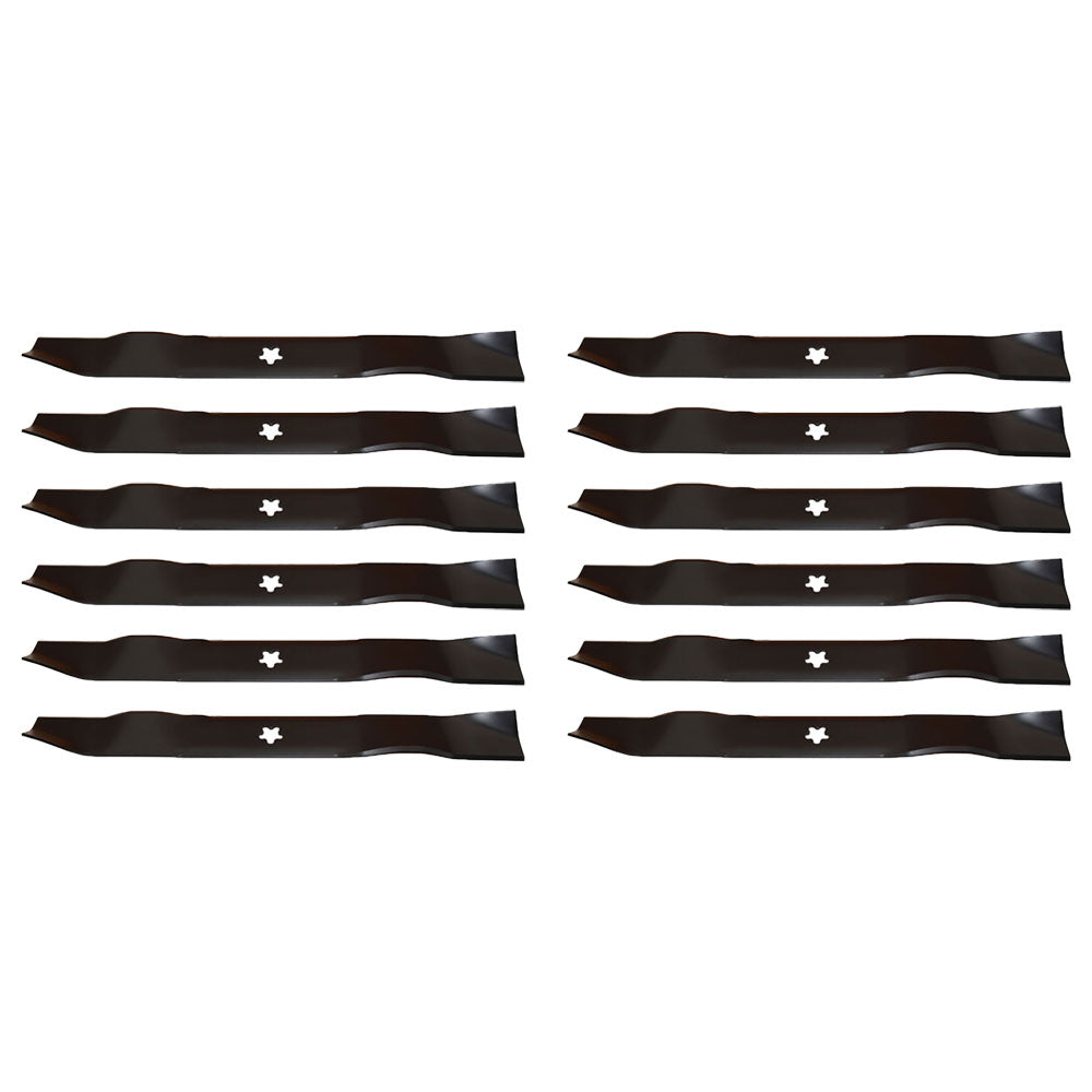 742-025040-637 Qty 12: Mulching Lawn Mower Blade Fits MTD