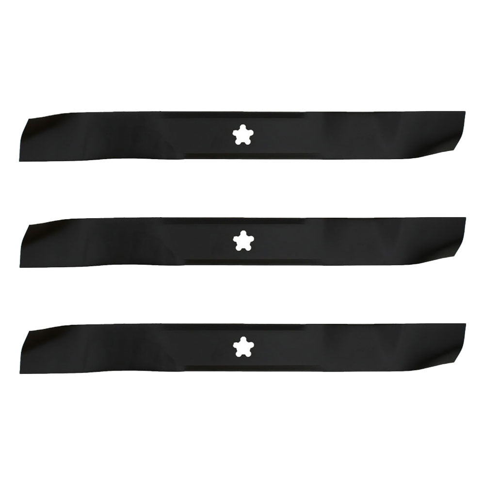 742-025040-637 Qty 3: Mulching Lawn Mower Blade Fits MTD