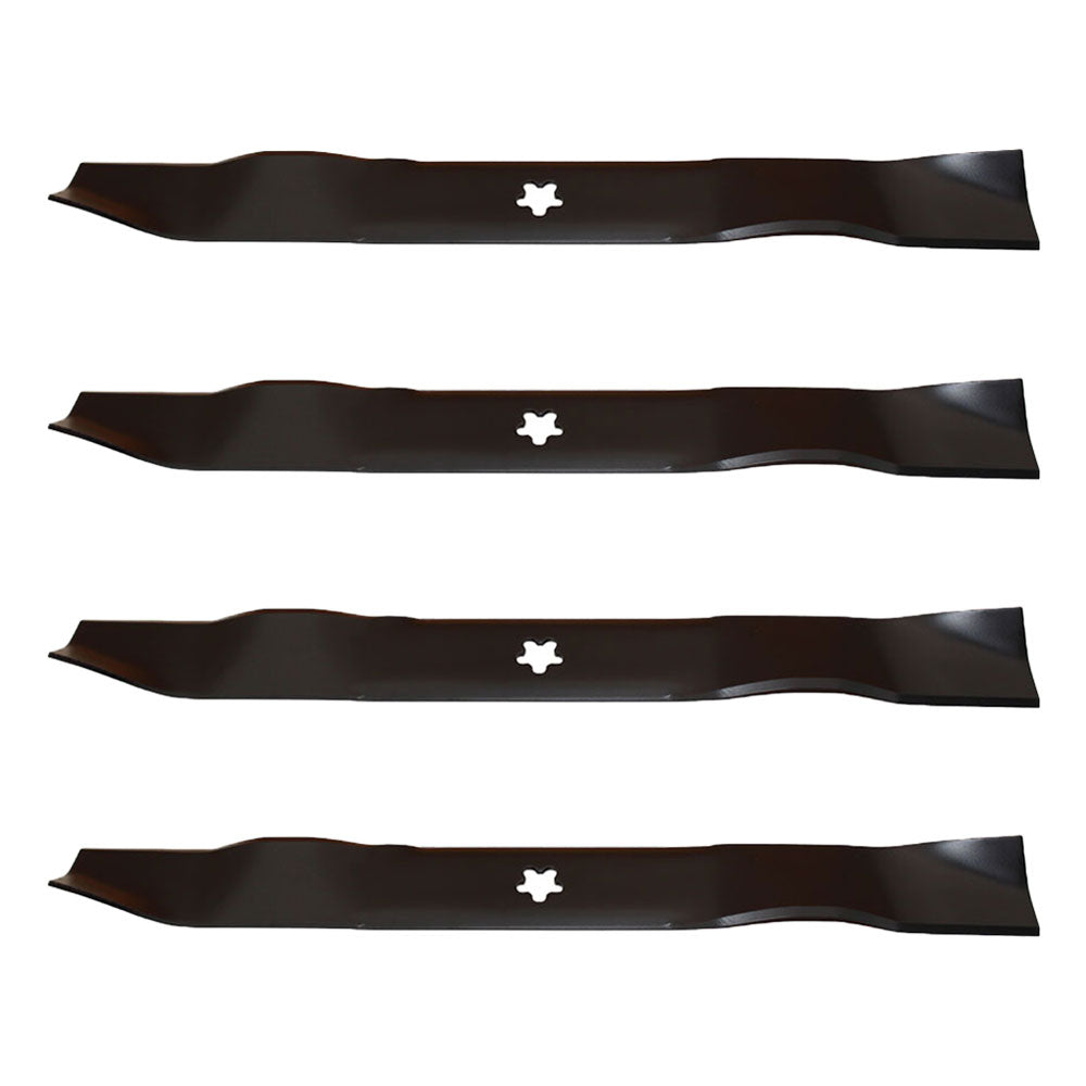 742-025040-637 Qty 4: Mulching Lawn Mower Blade Fits MTD