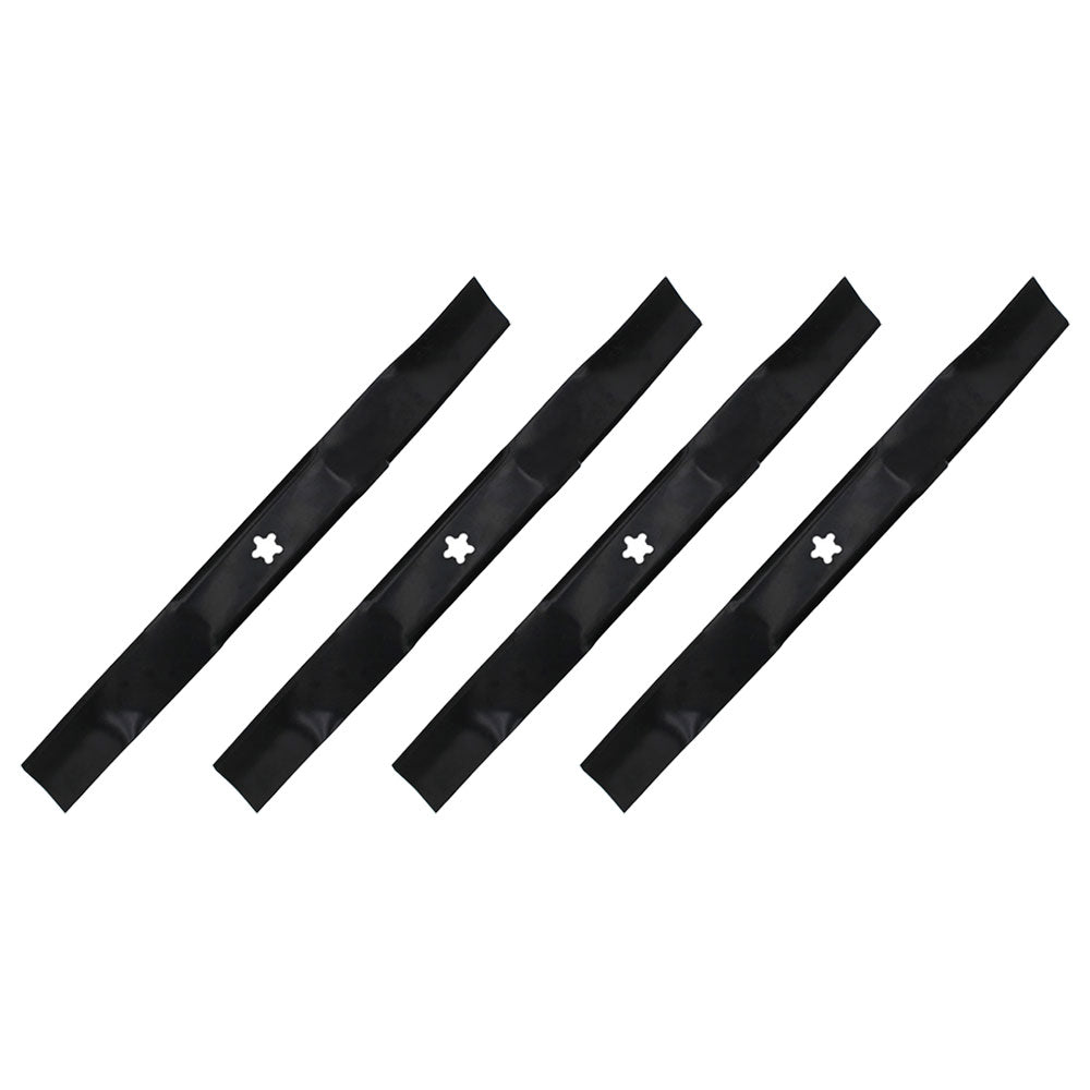 Set of (4) Medium Lift Lawn Mower Blades Fits Husqvarna HU600F HU675AWD