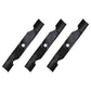 340-222 (3) Blades Fits AYP Fits Craftsman Fits Husqvarna 48" Mower Deck